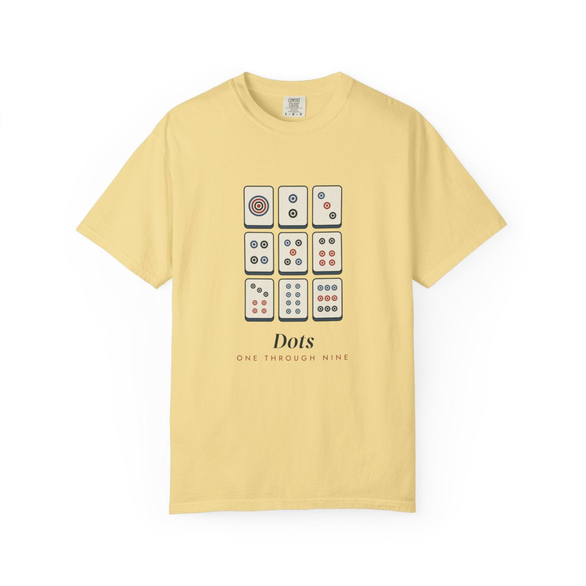 Dots Tee in Butter, front view