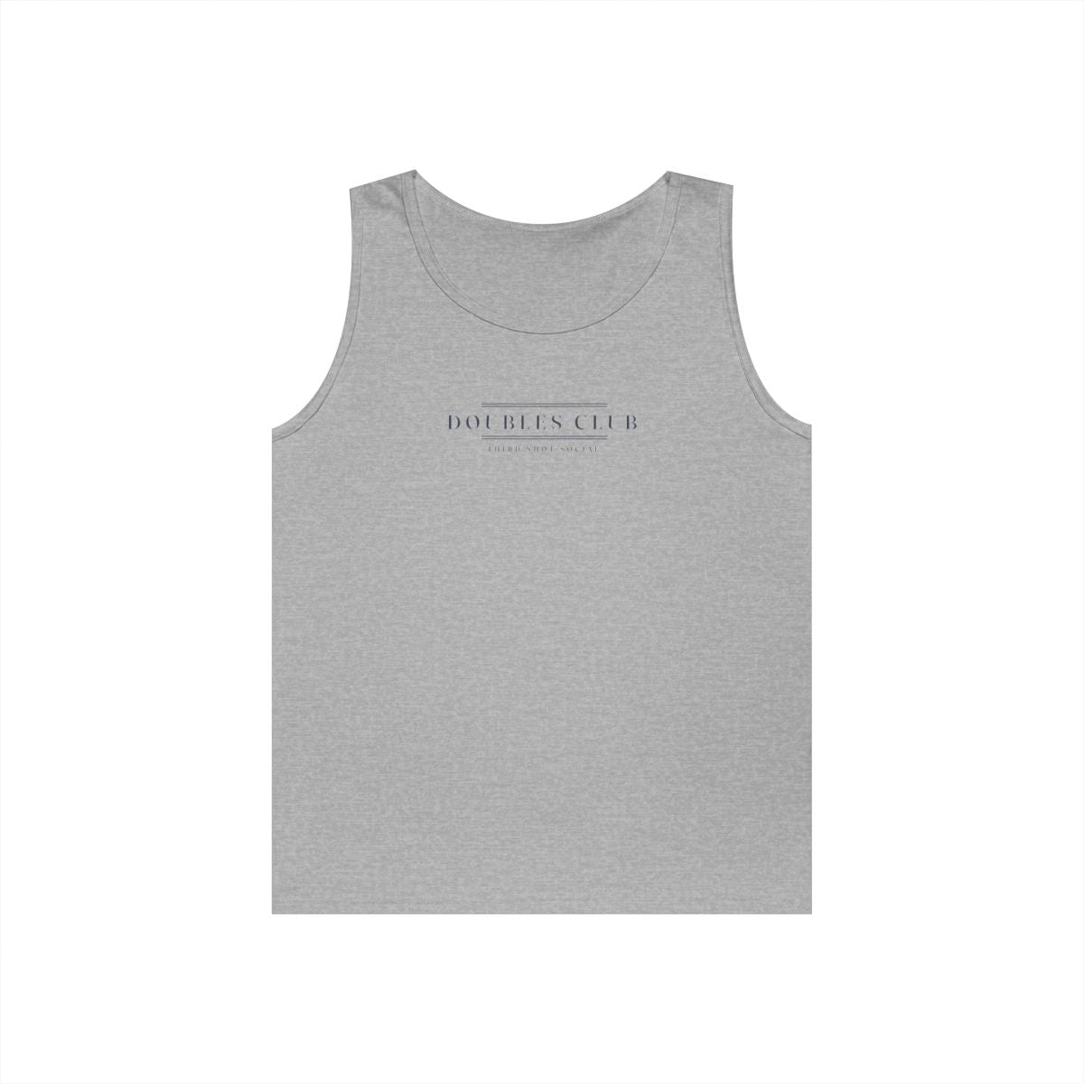 Doubles Club Tank in Sport Grey, front view