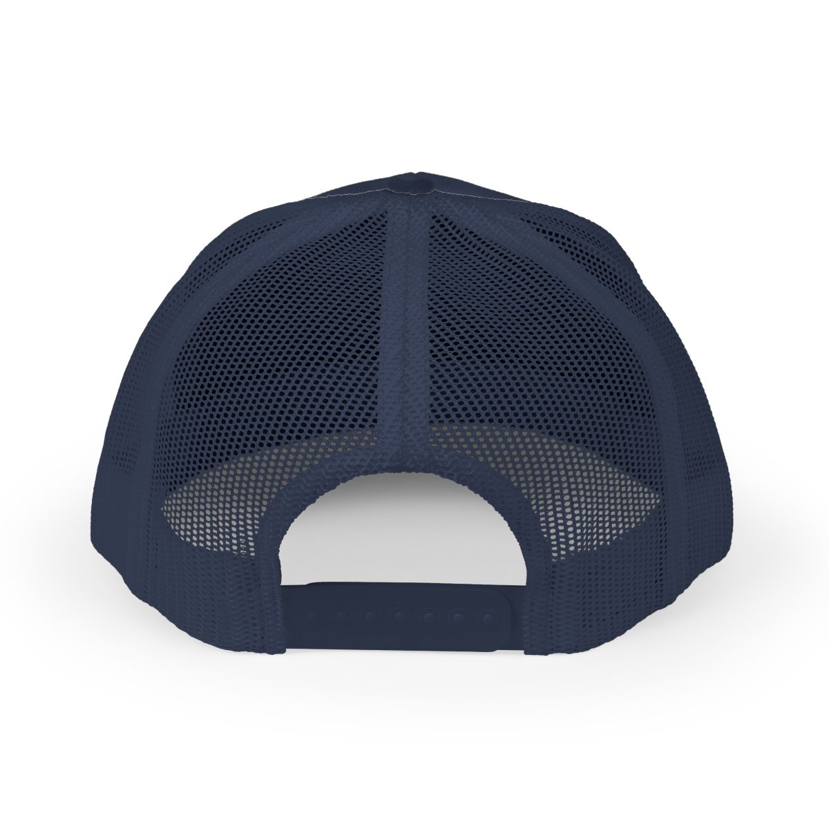 Doubles Club Trucker Hat in Navy, back view