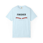 Finisher Tee in Chambray, front view