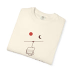 First Chair, Last Call Tee in Ivory, folded