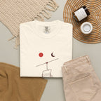 First Chair, Last Call Tee in Ivory, fabric and print detail