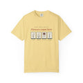 Flowers Count Here Tee in Butter, front view