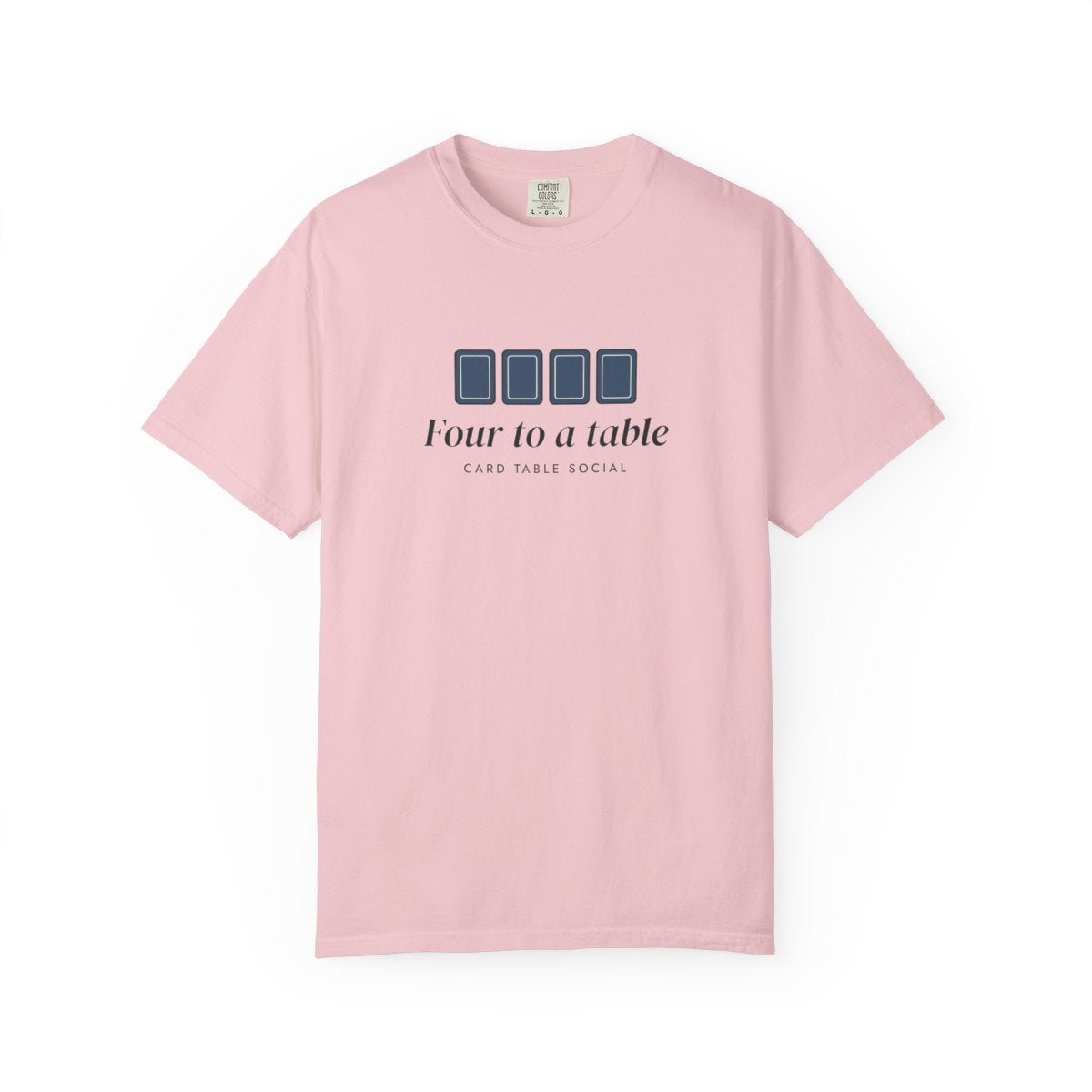 Four to a Table Tee in Blossom, front view