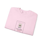 Game Night Matchbook Crewneck in Light Pink, folded
