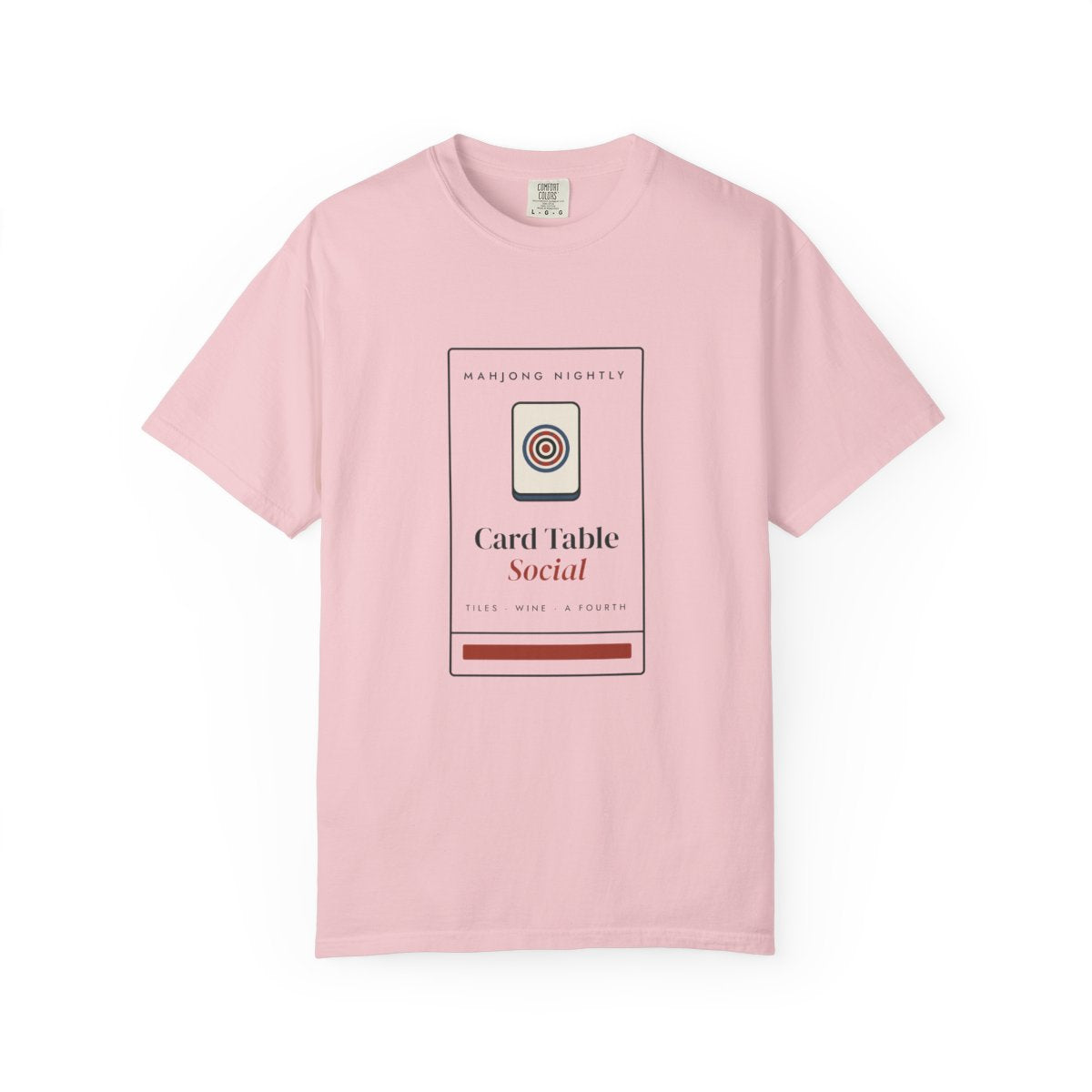 Game Night Matchbook Tee in Blossom, front view