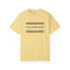 Game Room Stripe Tee in Butter, front view