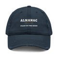 Garden Almanac Dad Hat in Dark Navy, front view
