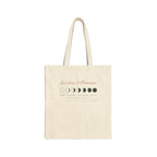 Garden Almanac Tote in Natural, front view