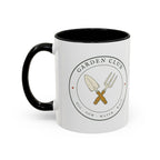 Garden Club Mug in Black, left side