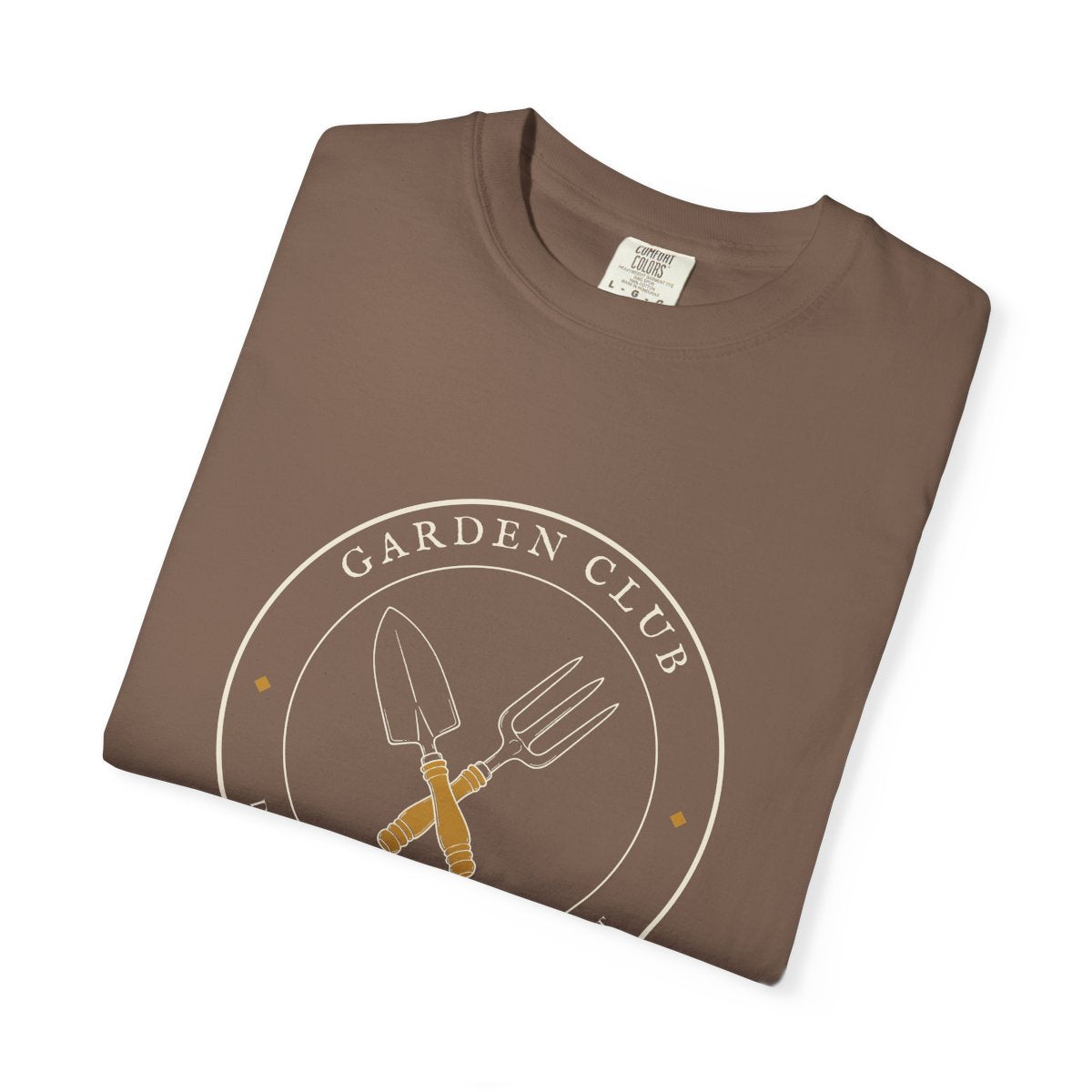 Garden Club Tee in Espresso, folded