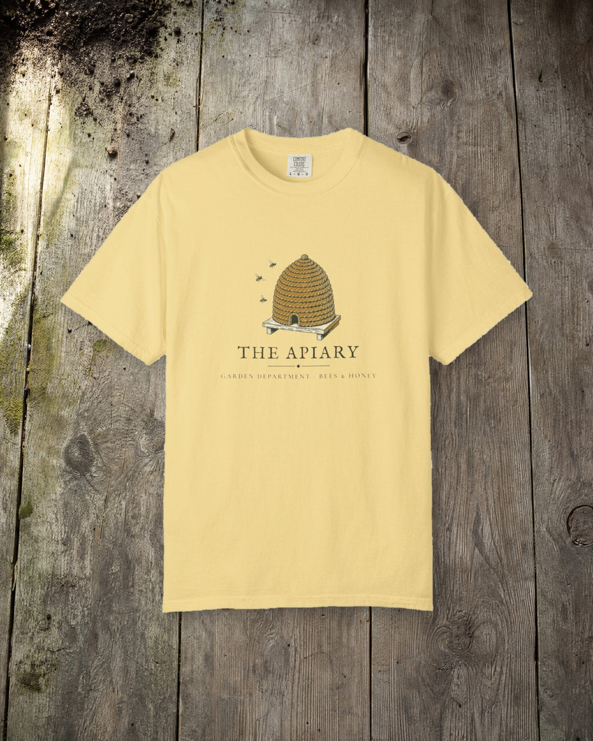 The Apiary Tee in Butter, styled
