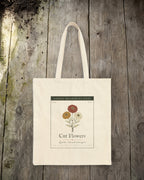 Cut Flower Garden Tote in Natural, styled