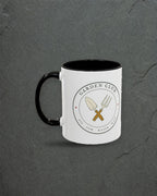 Garden Club Mug in Black, styled