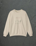 Kitchen Herbs Crewneck in Sand, styled