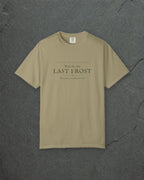 Last Frost Tee in Khaki, styled