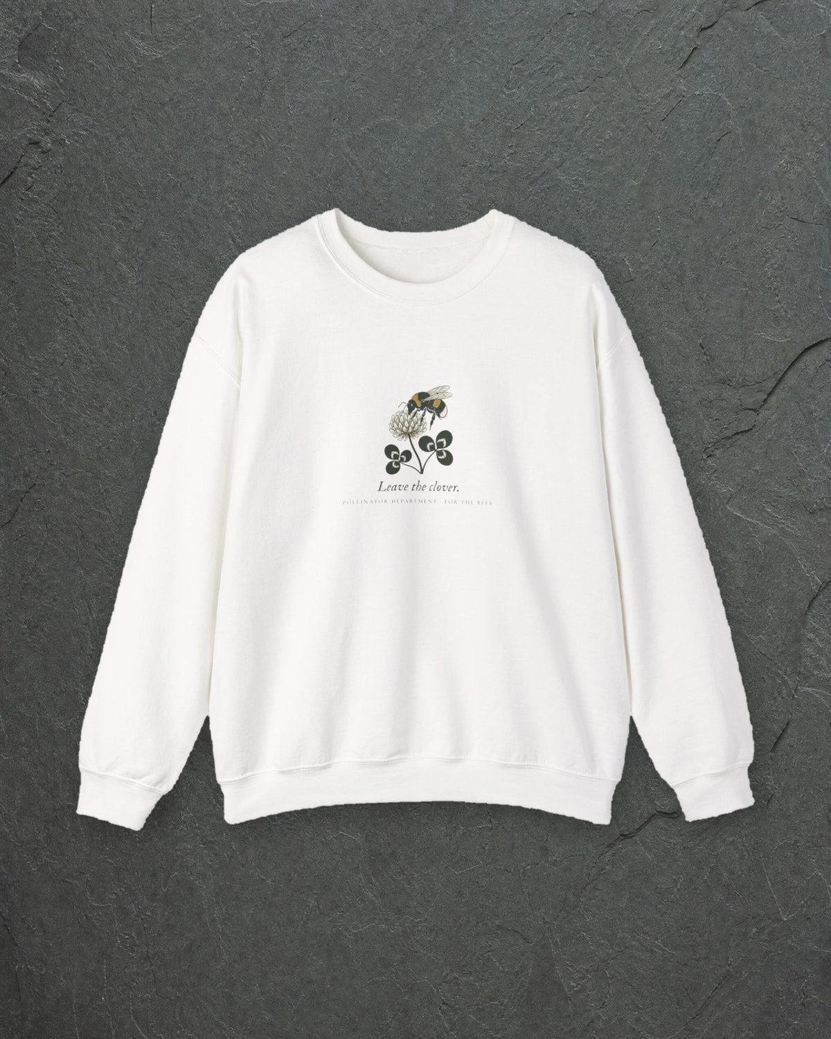 Leave the Clover Crewneck in White, styled