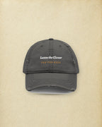 Leave the Clover Dad Hat in Charcoal Grey, styled