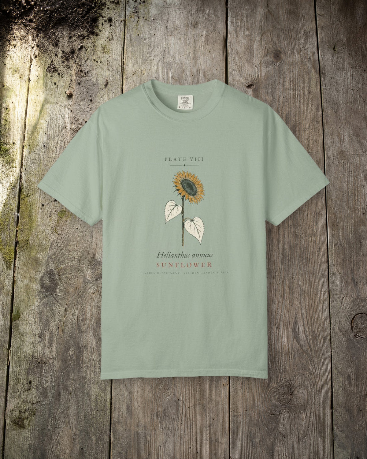 Sunflower Plate Tee in Bay, styled
