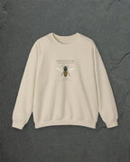 Pollinator Department Crewneck in Sand, styled