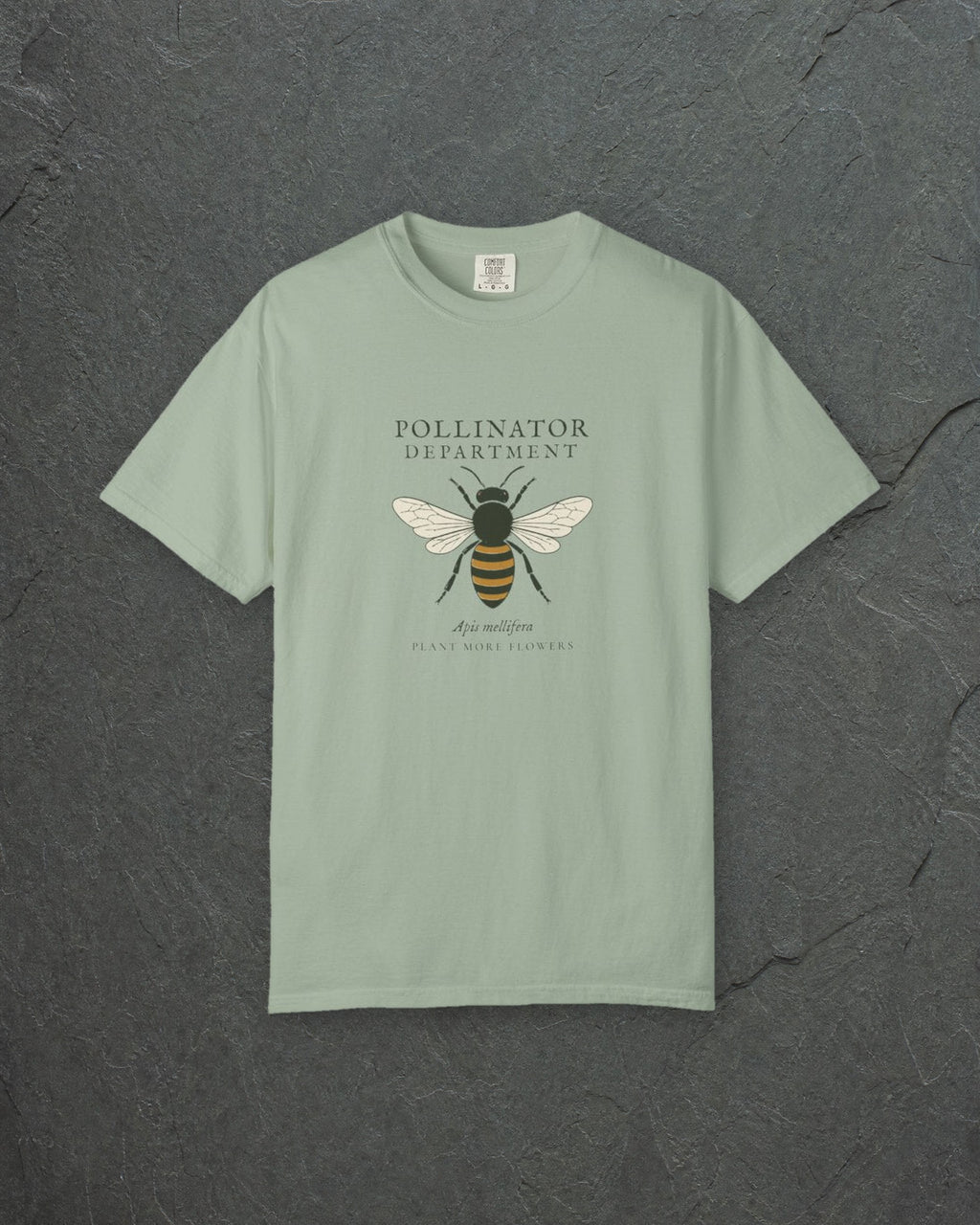 Pollinator Department Tee in Bay, styled