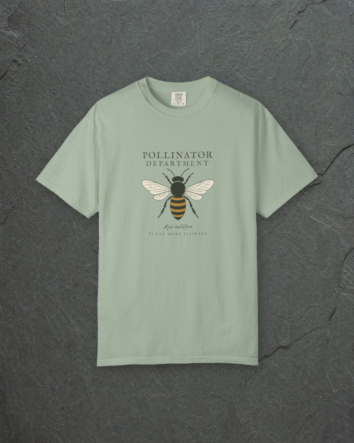 Pollinator Department Tee in Bay, styled