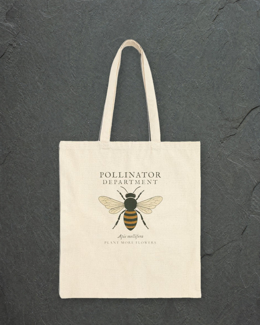 Pollinator Department Tote in Natural, styled