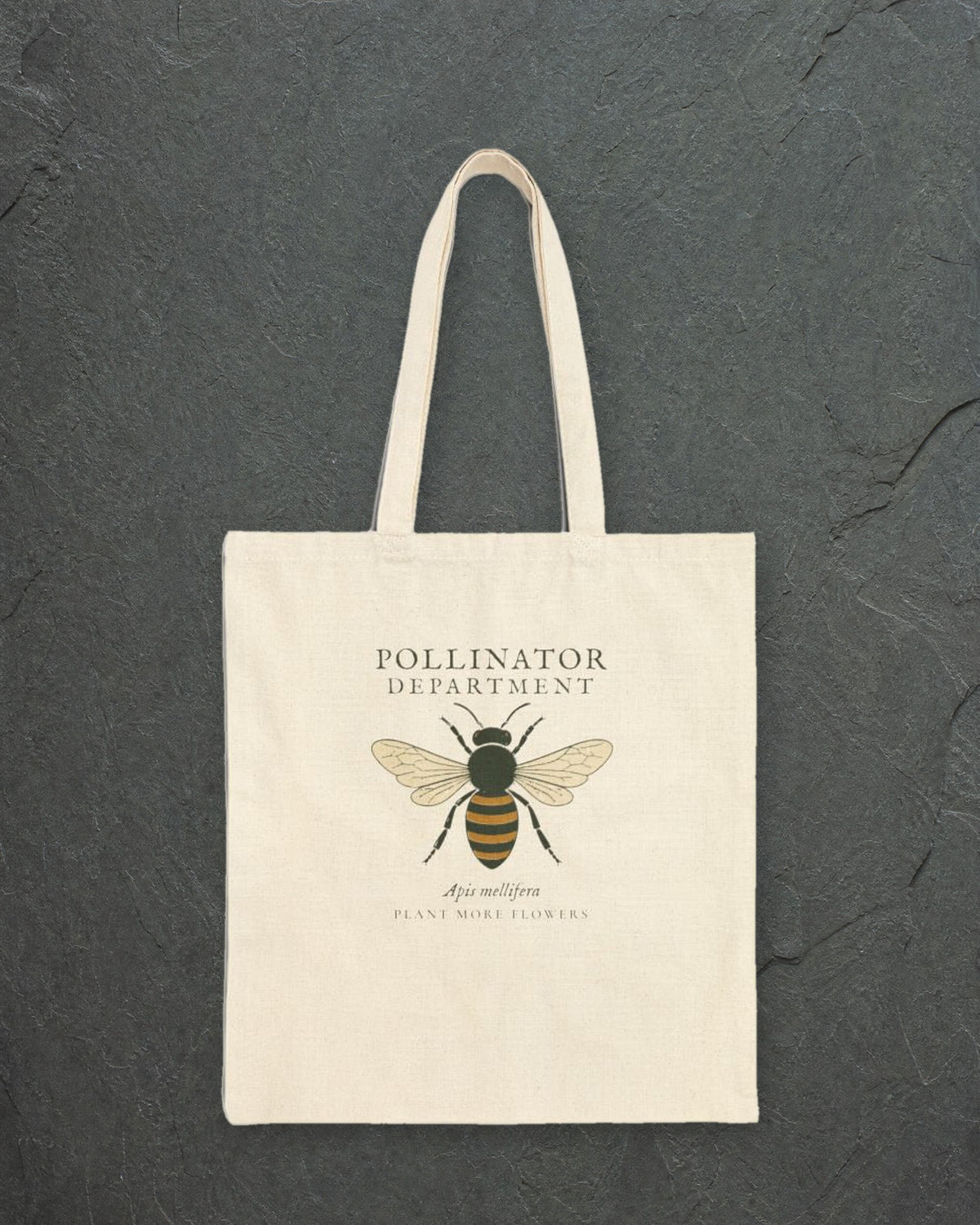 Pollinator Department Tote in Natural, styled