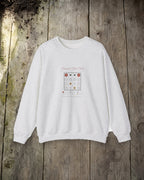 Raised Bed Club Crewneck in Ash, styled