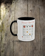 Raised Bed Club Mug in Black, styled