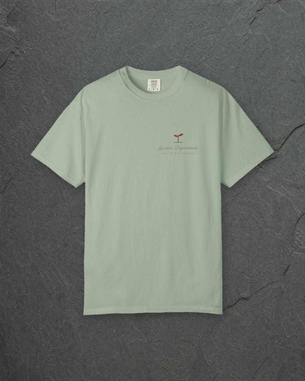 Seedling Tee in Bay, styled