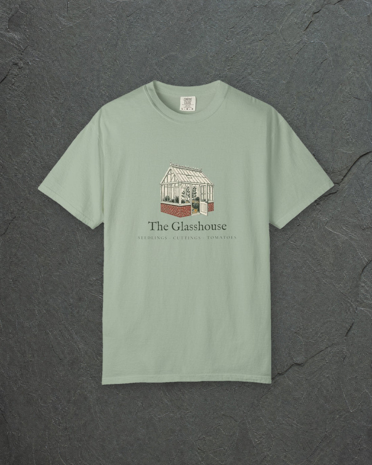 The Glasshouse Tee in Bay, styled