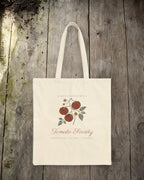 Tomato Society Tote in Natural, styled