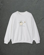 Water Early Crewneck in Ash, styled