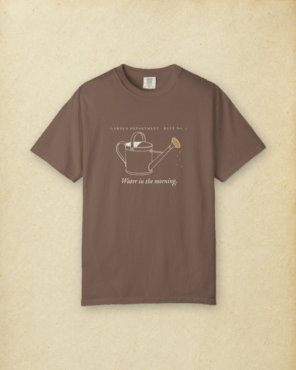 Water Early Tee in Espresso, styled