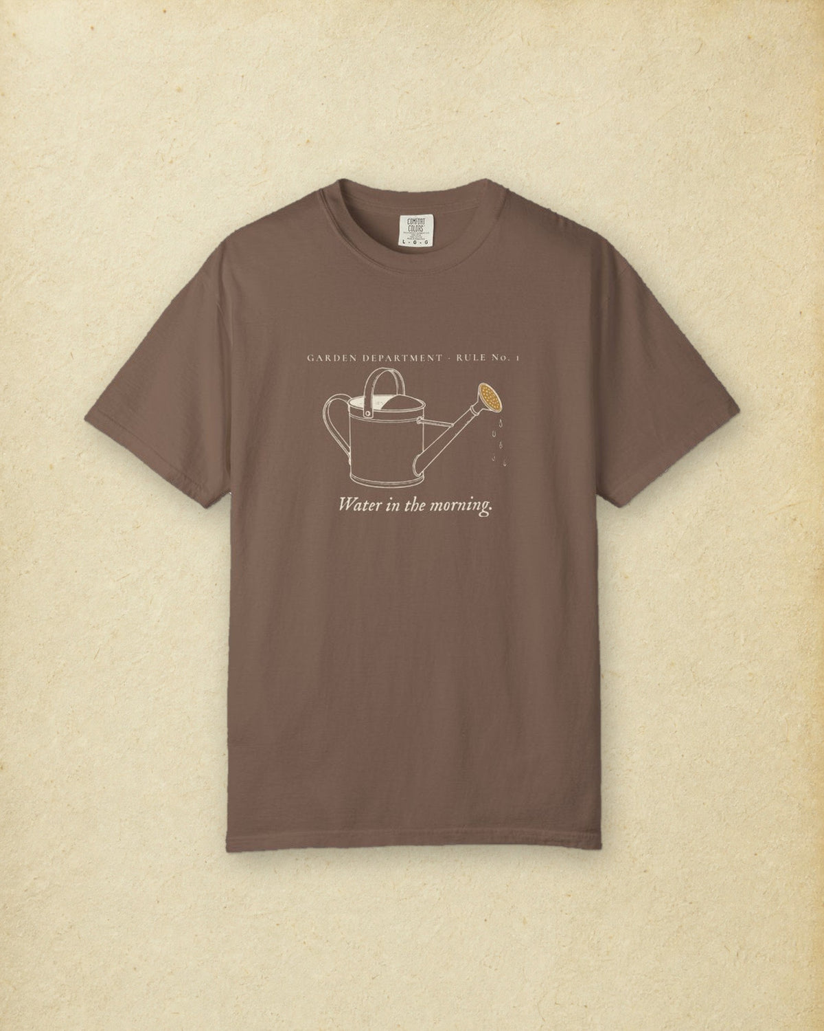 Water Early Tee in Espresso, styled