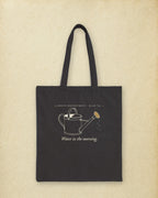 Water Early Tote in Black, styled