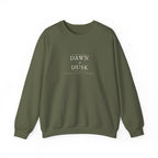 Garden Hours Crewneck in Military Green, front view