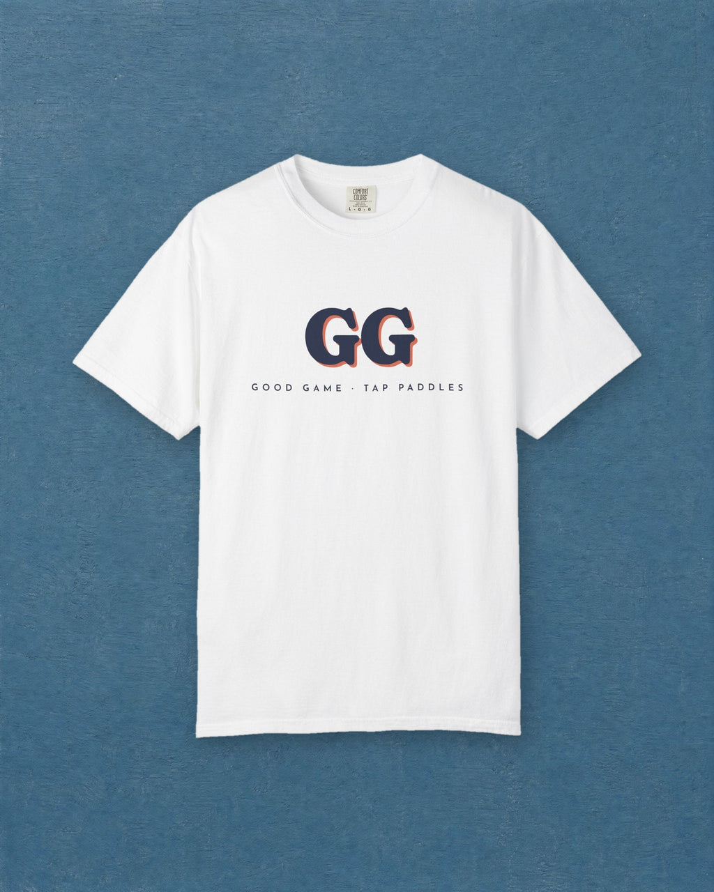 GG Tee in White, styled