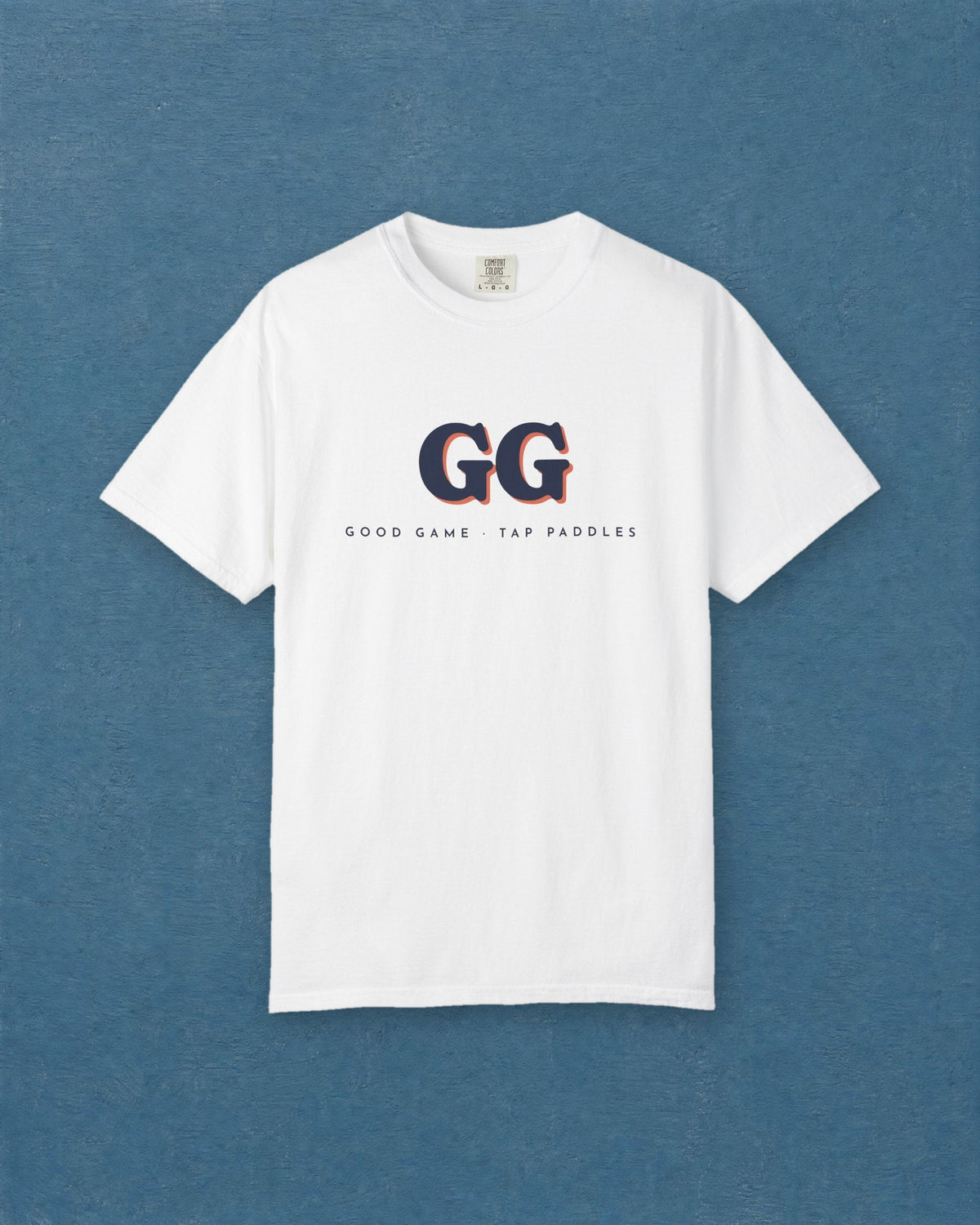 GG Tee in White, styled