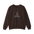 Gondola Crewneck in Dark Chocolate, front view