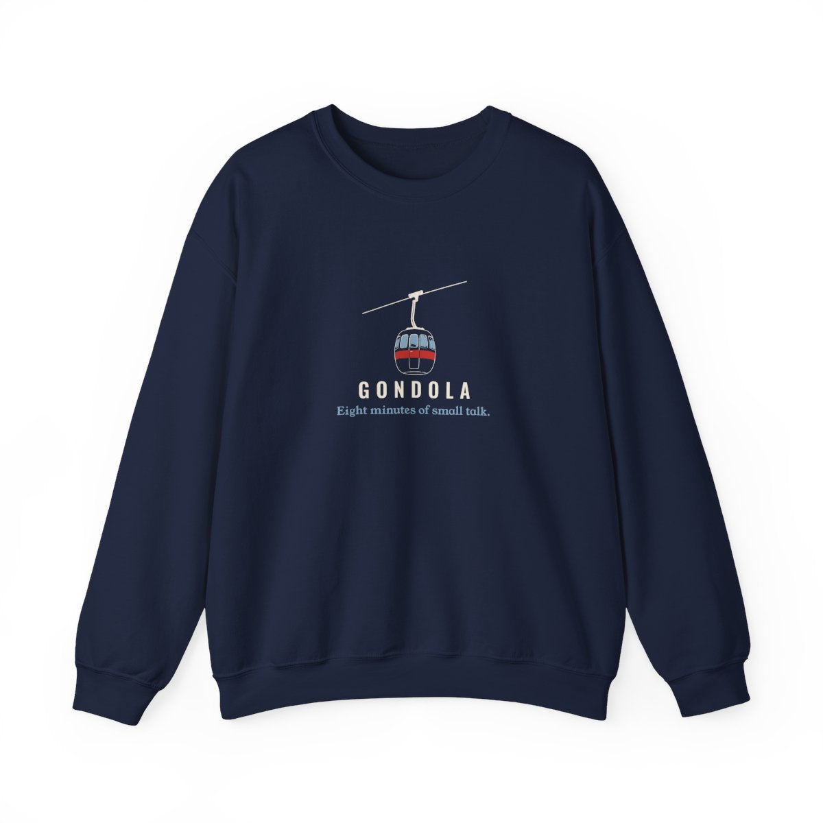 Gondola Crewneck in Navy, front view