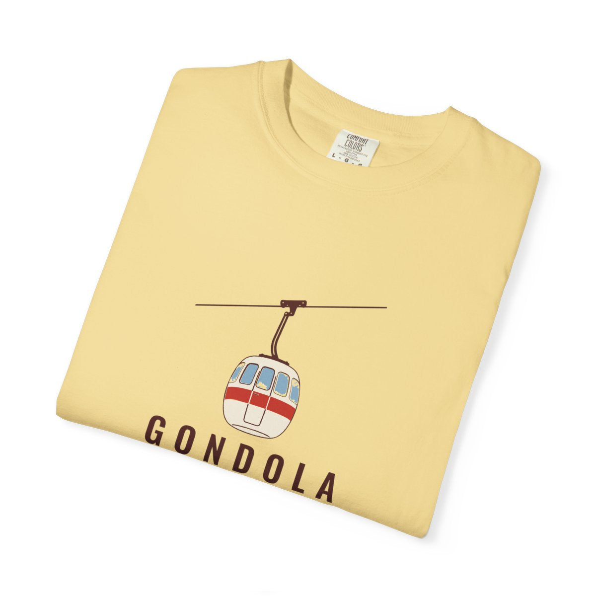 Gondola Tee in Butter, folded