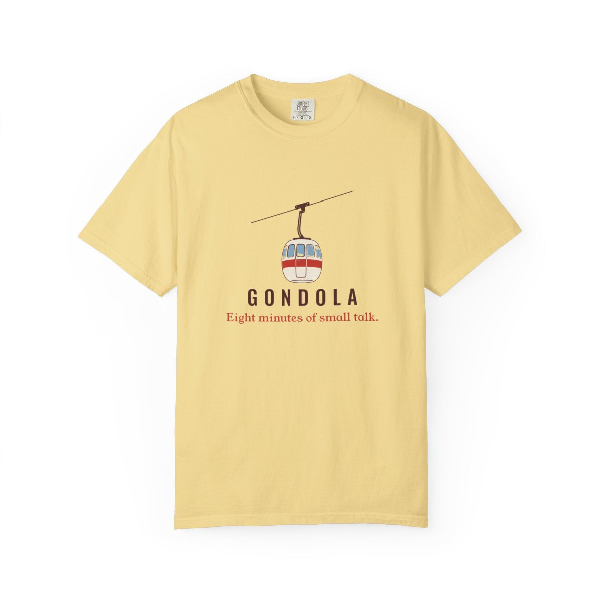 Gondola Tee in Butter, front view
