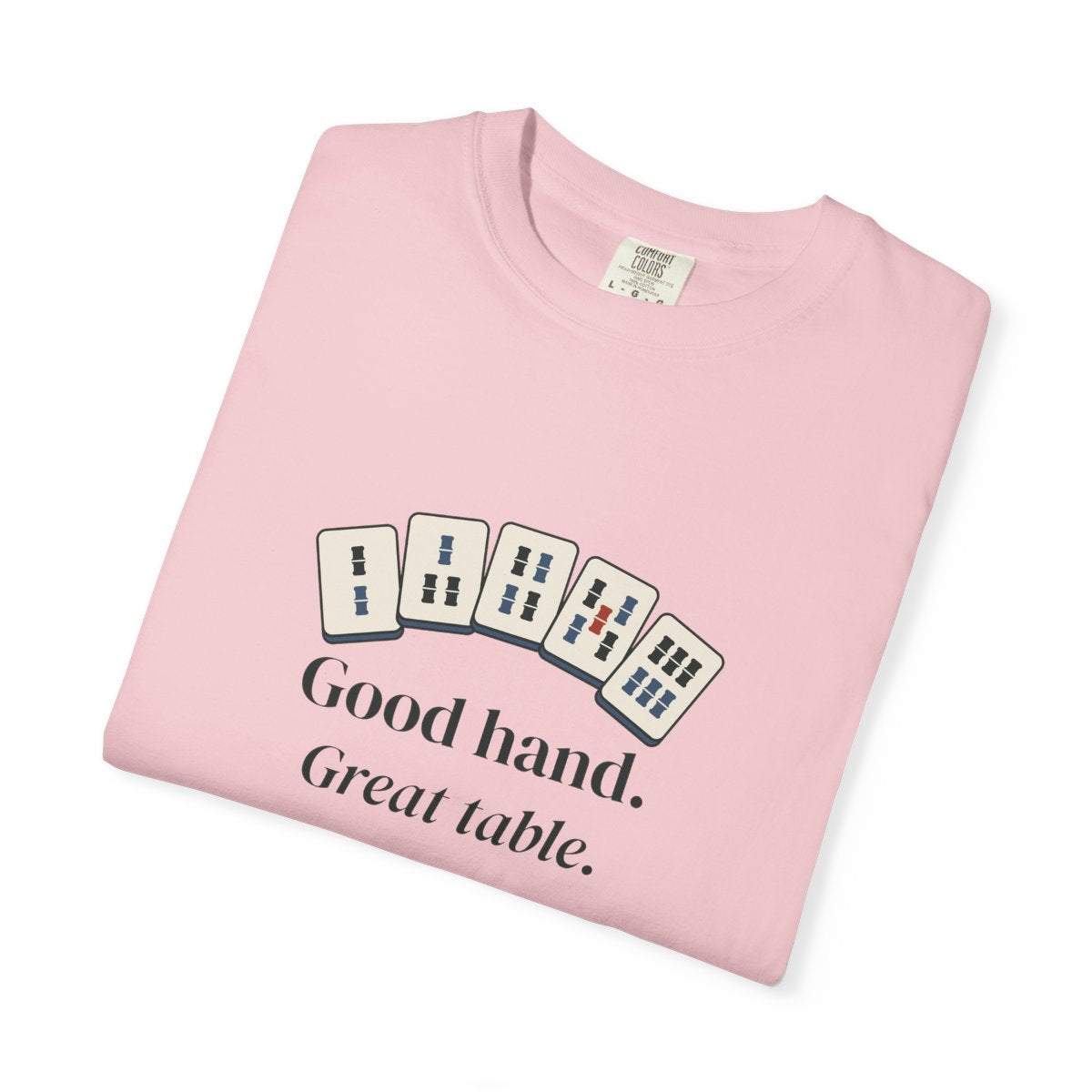 Good Hand, Great Table Tee in Blossom, folded