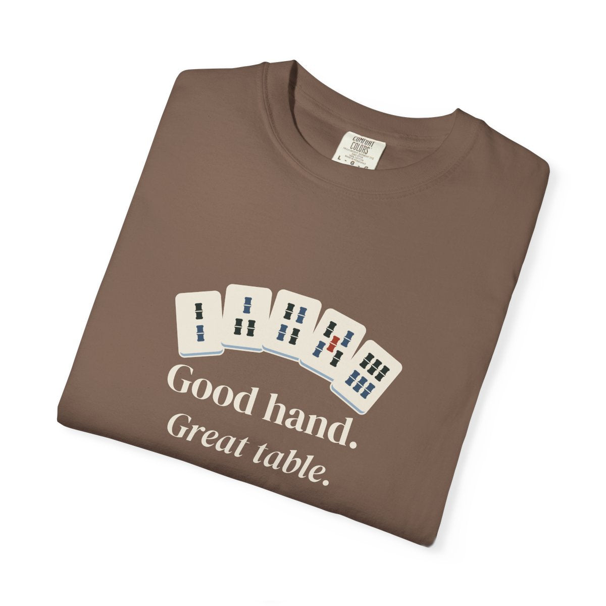 Good Hand, Great Table Tee in Espresso, folded