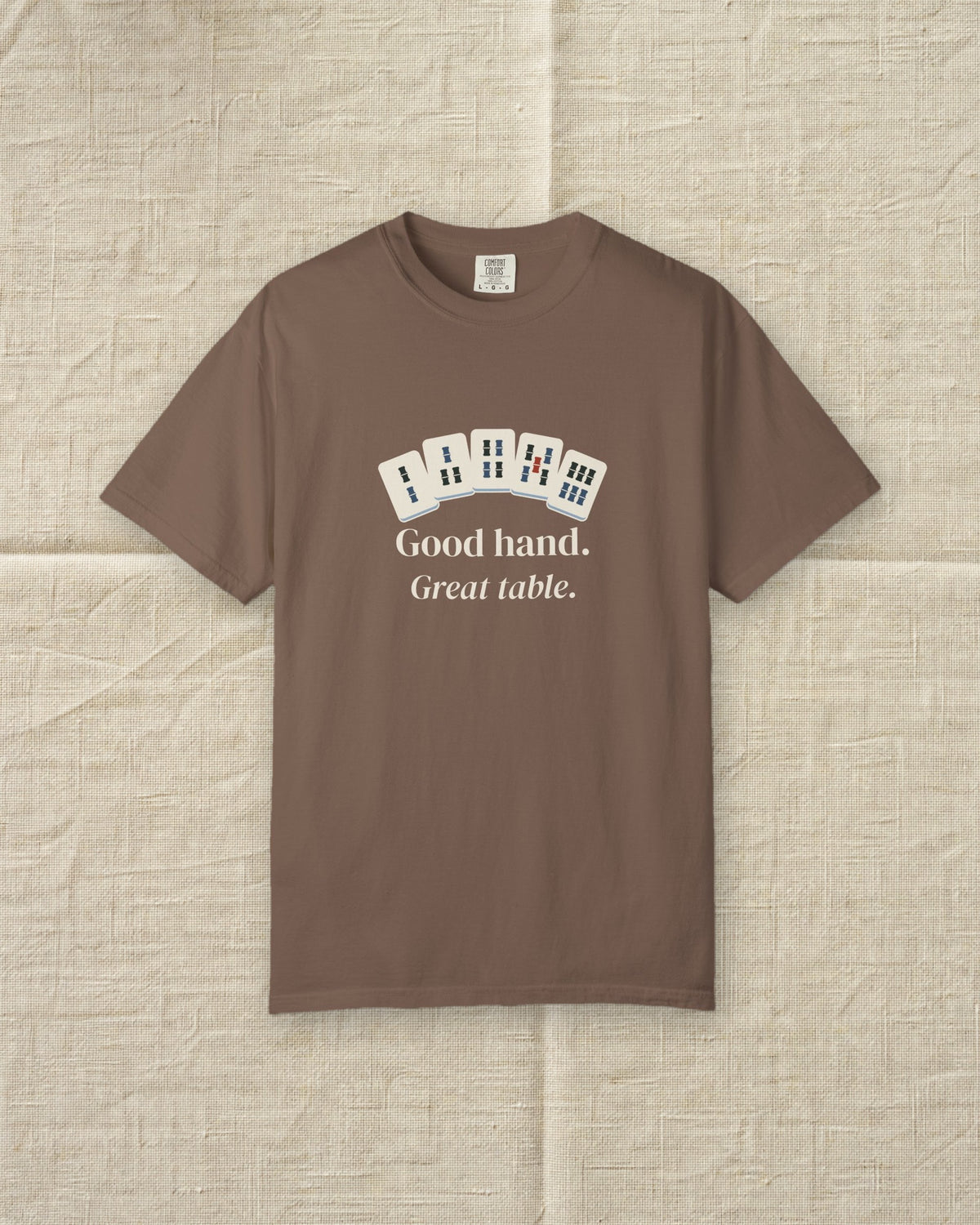Good Hand, Great Table Tee in Espresso, styled