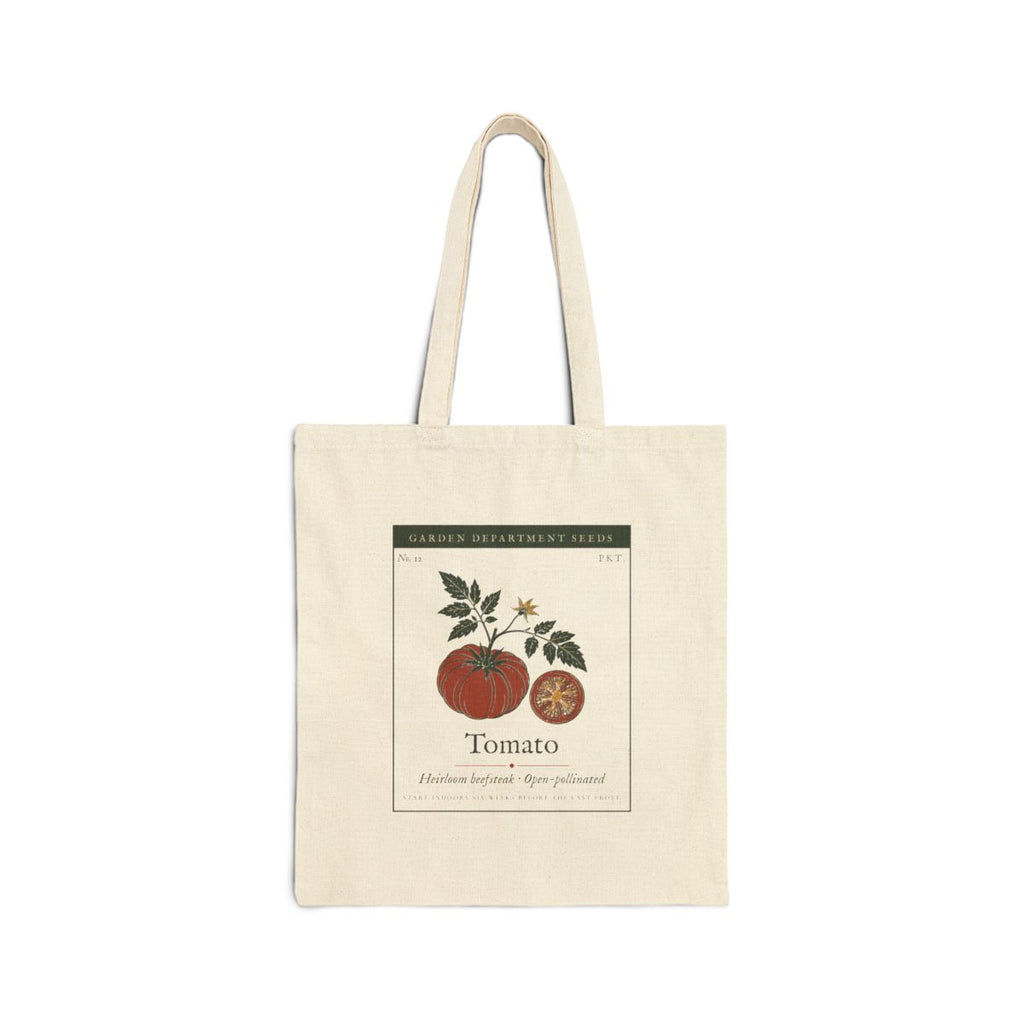 Heirloom Tomato Tote in Natural, front view