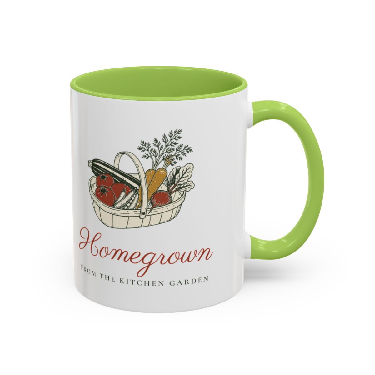 Homegrown Mug in Light Green, right side