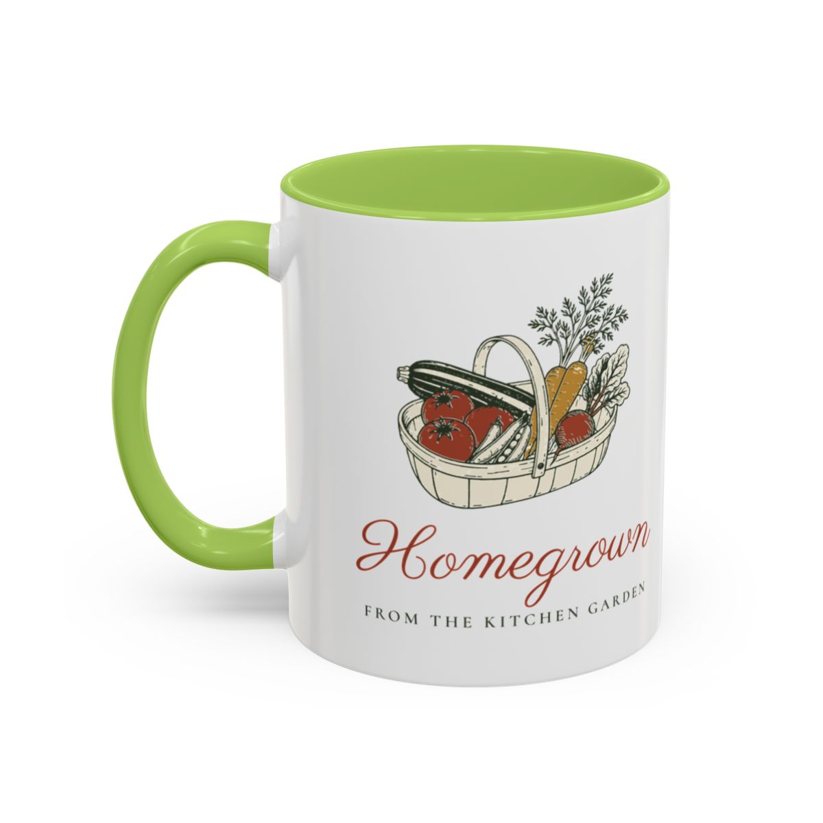 Homegrown Mug in Light Green, left side